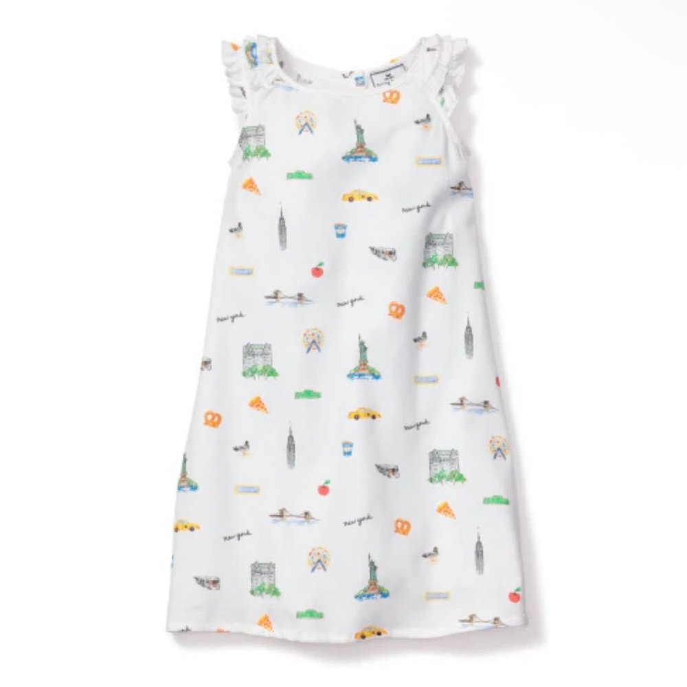 Petite Plume Girl's Amelie New York! New York! Sleeveless Nightgown - Size 2